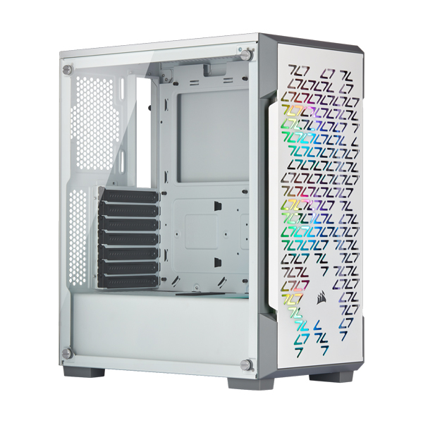 Corsair iCUE 220T RGB Airflow Mid Tower Case - White