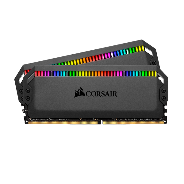 CORSAIR DOMINATOR PLATINUM 16GB(2x8GB) RGB 3200MHz Memory Kit - Black