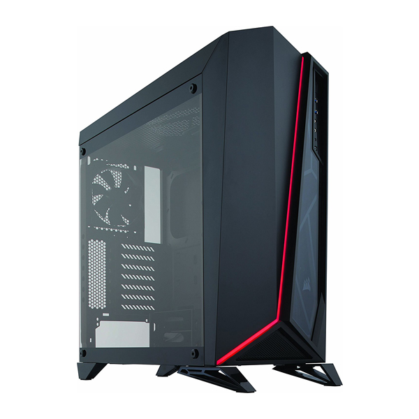 Corsair Carbide Series SPEC-OMEGA Mid Tower Case - Black/Red