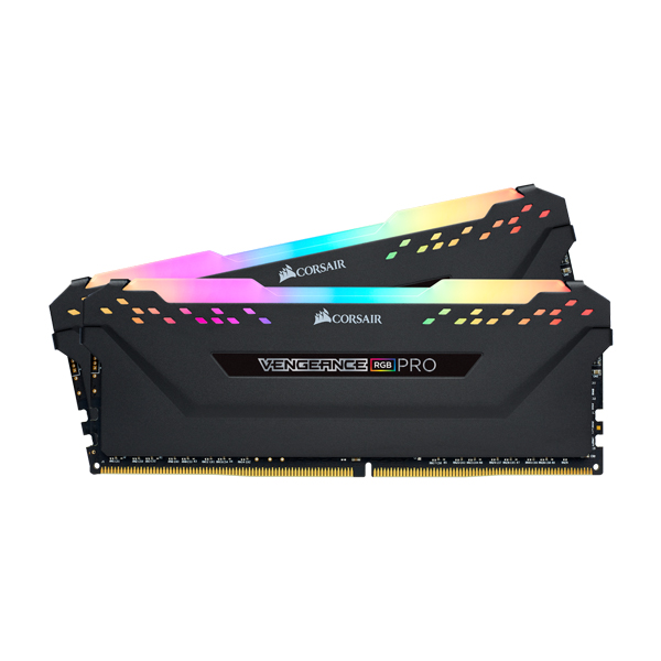 CORSAIR VENGEANCE 32GB(2x16GB) RGB PRO 3200Mhz Memory Kit - Black