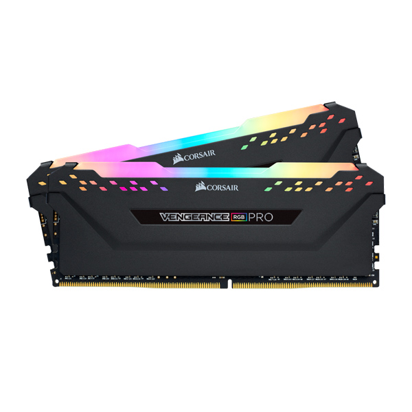 CORSAIR VENGEANCE 32GB(2x16GB) RGB PRO 3600MHz Memory Kit - Black