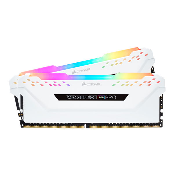 CORSAIR VENGEANCE 32GB(2x16GB) PRO RGB DDR4 3200MHz - White