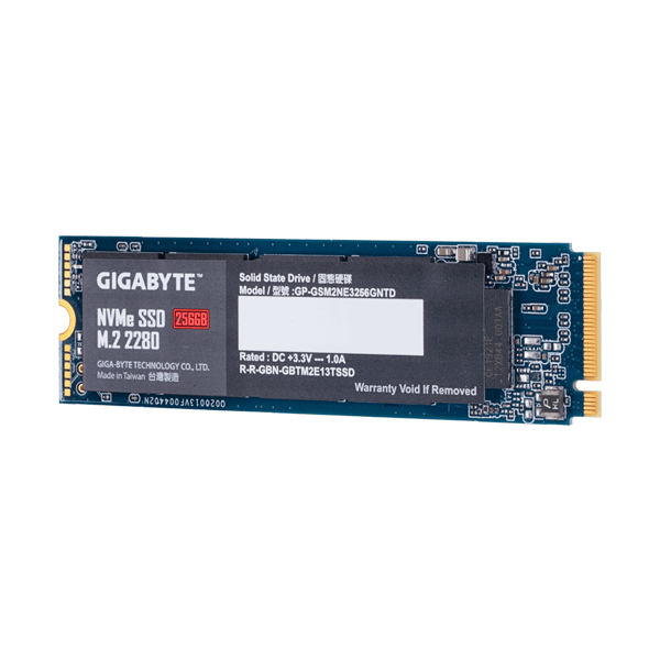 Gigabyte NVMe M.2 SSD(R-1700 MB/s,W-1100 MB/s) 256GB
