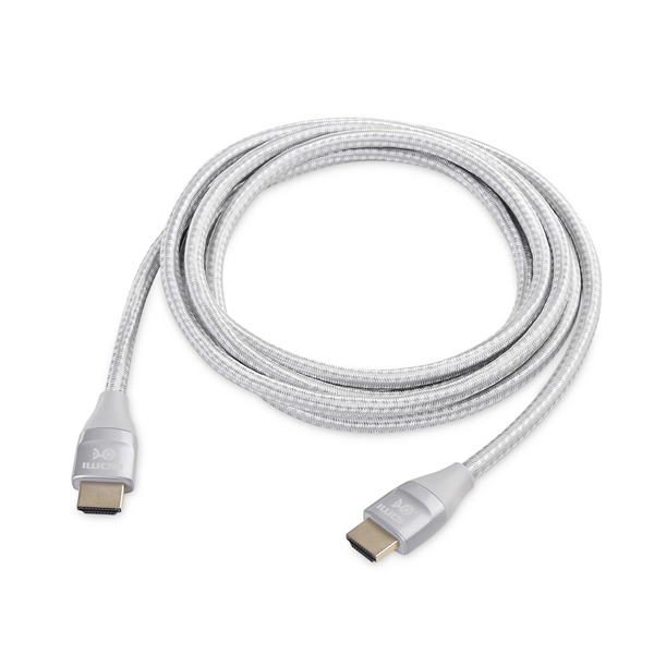 Cable Matters Premium Braided 48Gbps 8K HDMI Cable - Grey