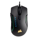 CORSAIR GLAIVE RGB Wired Gaming Mouse - Black Aluminum