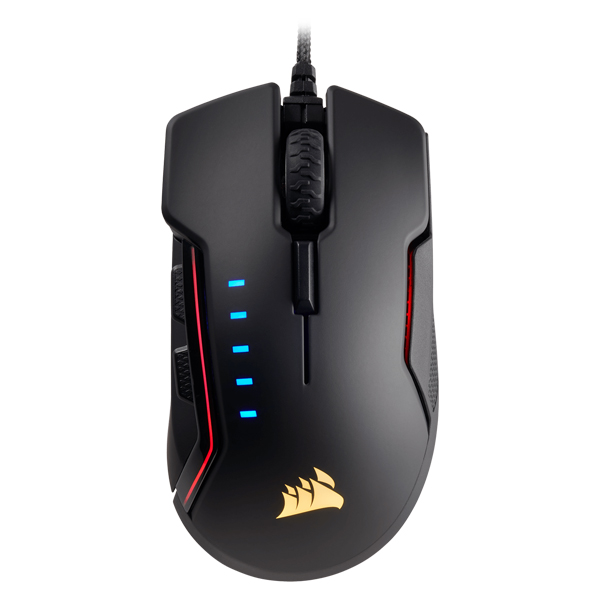 CORSAIR GLAIVE RGB Wired Gaming Mouse - Black