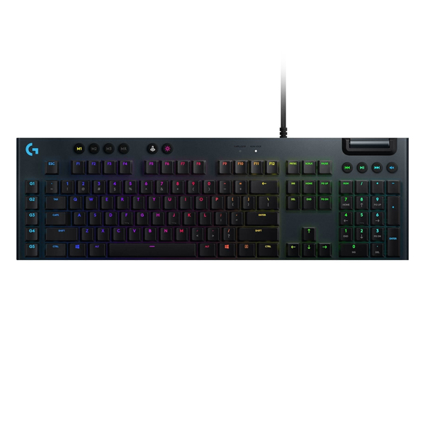 LOGITECH G815 Lightsync RGB Wired Low-Profile GL Mechanical Keyboard - Black