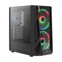 Aerocool Night Hawk Duo ARGB Mid Tower Case – Black