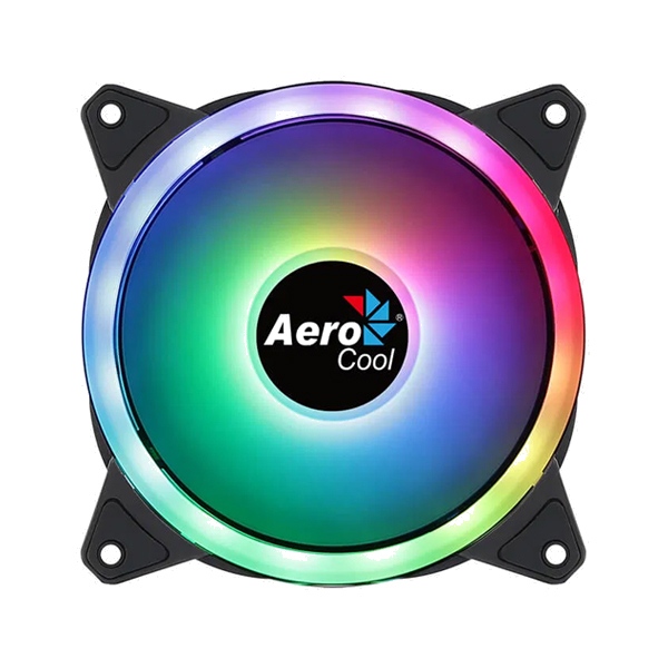 AEROCOOL DUO 12 ARGB 120mm Case Fan - Black
