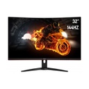 AOC CQ32G2E 32 Inch QHD 144Hz Curved Gaming Monitor - Black