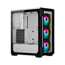 Corsair ATX iCUE 220T RGB Mid Tower Case - White