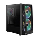 Aerocool AirHawk Duo ARGB Mid Tower Case – Black