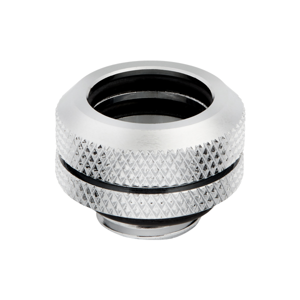 Corsair Hydro X Series XF Hardline 14mm OD Fitting Four Pack - Chrome