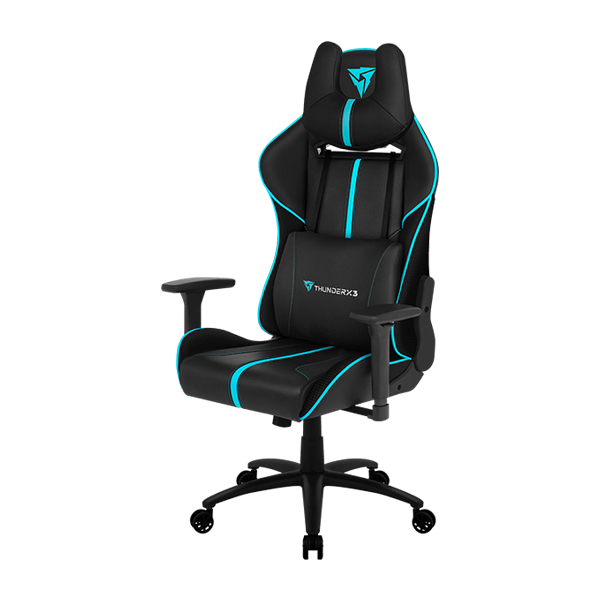 ThunderX3 Gaming Chair BC5-Black-Cyan / Race-Cushion-V1