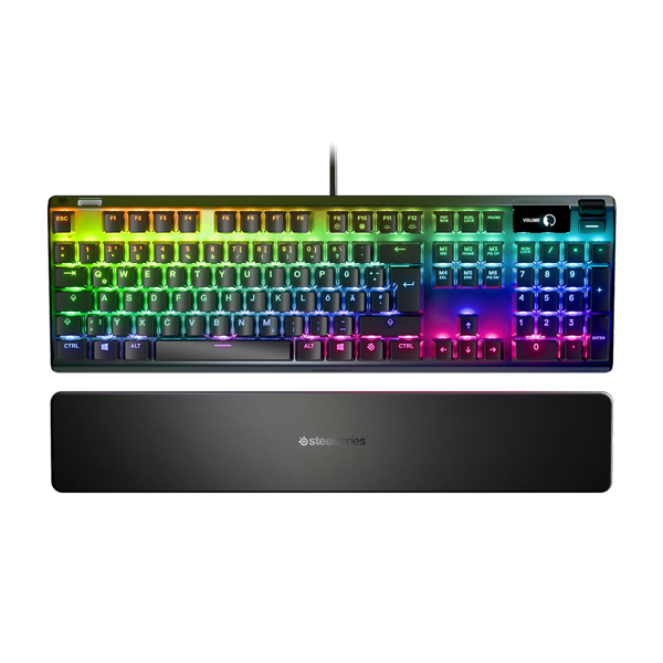 STEELSERIES APEX PRO RGB OLED Smart Display Wired Mechanical Keyboard - Black
