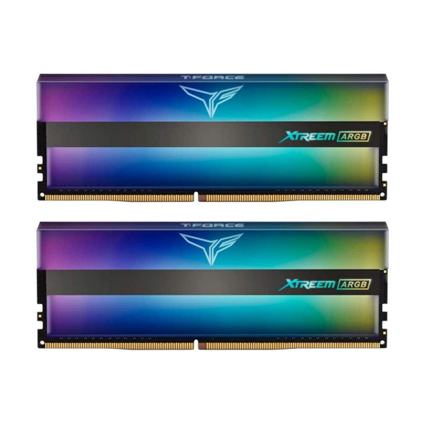 TEAM GROUP T-Force XTREEM 16GB(2x8GB) RGB DDR4 3200MHz  Memory Kit - Black