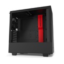 NZXT H510i Mid Tower Case - Matte Black Red