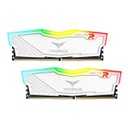 TEAM GROUP T-Force Delta II 16GB(2x8GB) RGB DDR4 3000Mhz Memory Kit - White