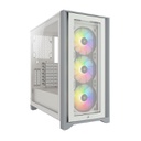 Corsair iCUE 4000X RGB Mid Tower Case - White