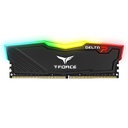 TEAM GROUP T-Force Delta 16GB (2x8GB) RGB DDR4 3200MHz Memory Kit - Black