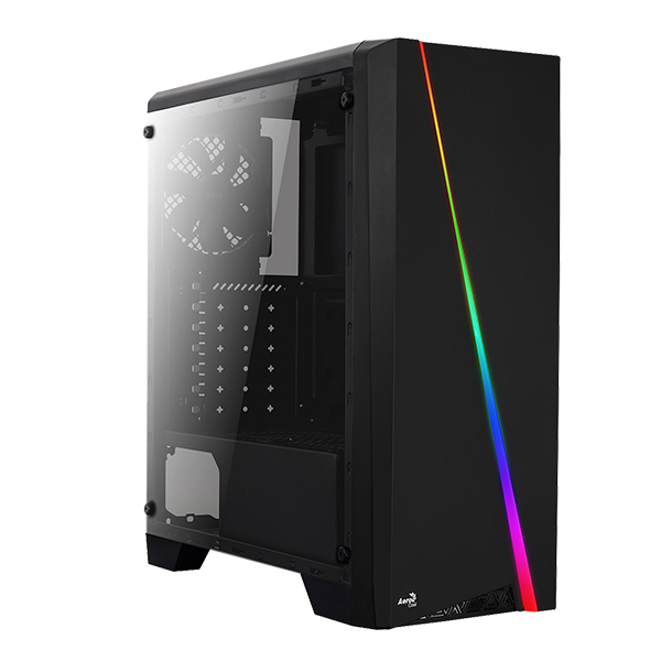 Aerocool Cylon RGB Mid Tower Case - Black