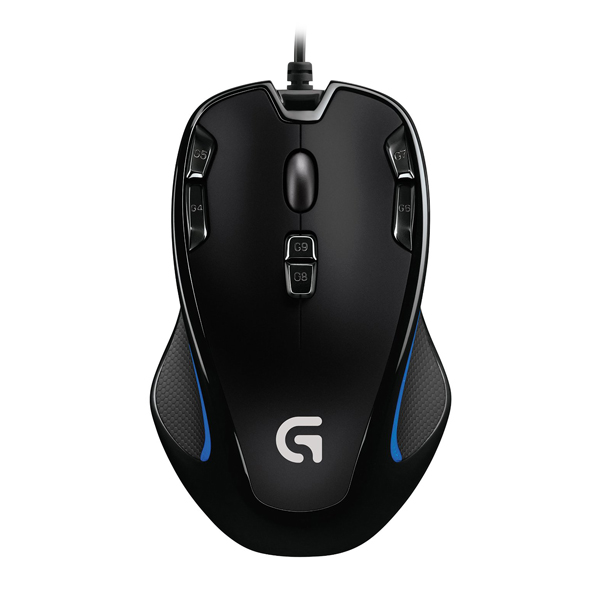 LOGITECH G300s AMBIDEXTROUS Wired Gaming Mouse - Black