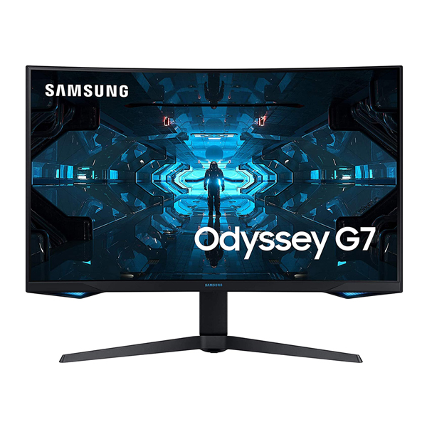 SAMSUNG ODYSSEY G7 27 Inch 2K 240Hz HDMI 2 1000R Curved Gaming Monitor - Black