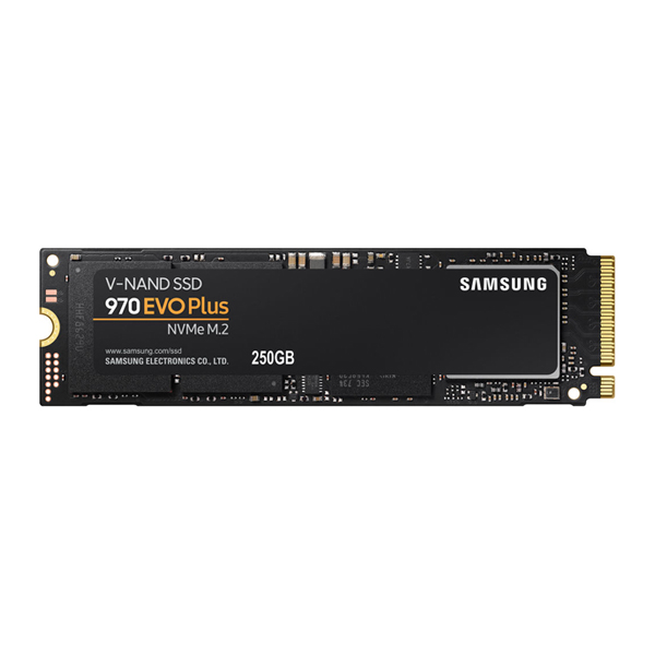 Samsung 970 EVO Plus NVMe M.2 SSD,(R-3500 MB/s W-2300 MB/s)-250GB