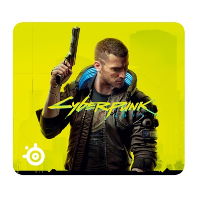 STEELSERIES QCK Cyberpunk 2077 Edition Large Mousepad - Yellow