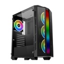 Xigmatek Triple X RGB Mid Tower Case - Black