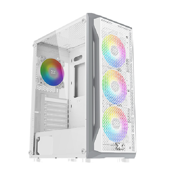 Xigmatek Gaming X Arctic RGB Mid Tower Case - White