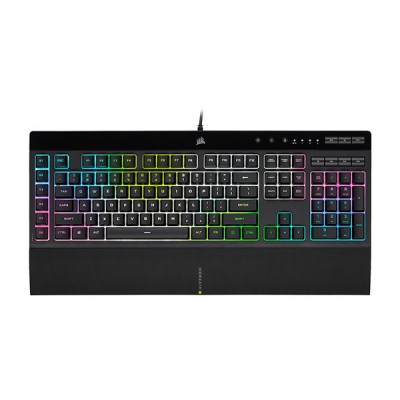 CORSAIR K55 PRO XT RGB Wired Gaming Keyboard - Black