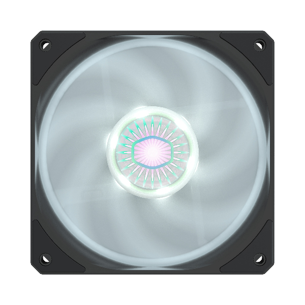 COOLER MASTER SICKLEFLOW 120mm LED Single Case Fan - White