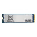 Teamgroup T-Create M.2 2280 PCIe 4.0 1TB SSD, (R-5000MB/s W-4400MB/s)