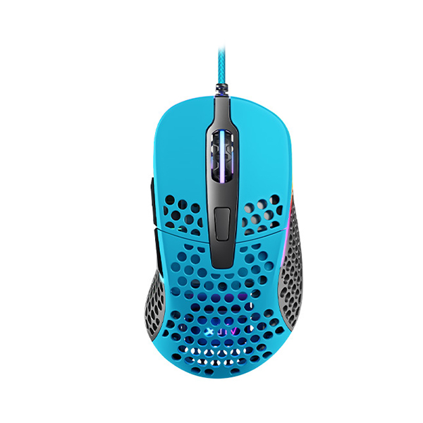 Xtrfy M4 RGB Gaming Mouse - Miami Blue