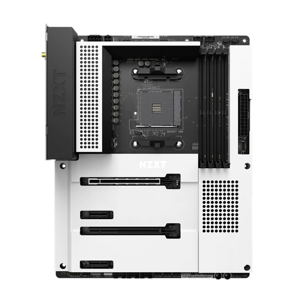 NZXT N7 B550 AM4 DDR4 ATX Motherboard - White