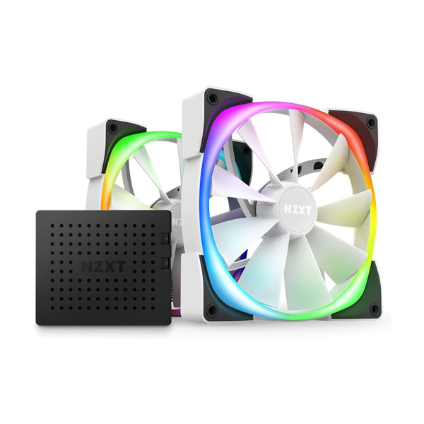 NZXT Aer RGB 2 - 140mm Twin Starter - White