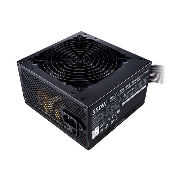 COOLER MASTER MWE 550W V2 80 Plus Bronze Power Supply - Black