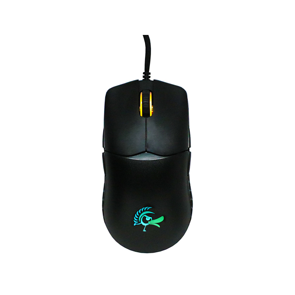 DUCKY FEATHER RGB Wired Hauno Switches Gaming Mouse - Black