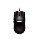 DUCKY FEATHER RGB Wired Omron Switch Gaming Mouse - Black/White