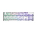 Cooler Master SK653 RGB Wireless Low Profile Mechanical Red Switch Keyboard - Silver White
