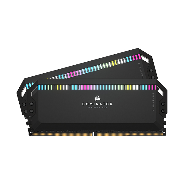 CORSAIR DOMINATOR PLATINUM 32GB(2x16GB) RGB DDR5 5200MHz C40 Memory Kit - Black