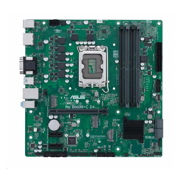 ASUS PRO B660M-C D4-CSM Micro ATX Motherboard