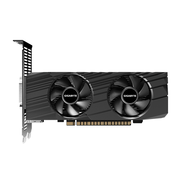 GIGABYTE GEFORCE GTX 1650 OC Low Profile 4GB GDDR5 Graphics Card - Black