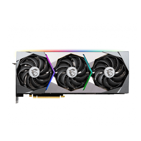 MSI NVIDIA GEFORCE RTX 3080 SUPRIM X 12GB LHR GDDR6X Graphics Card - Black