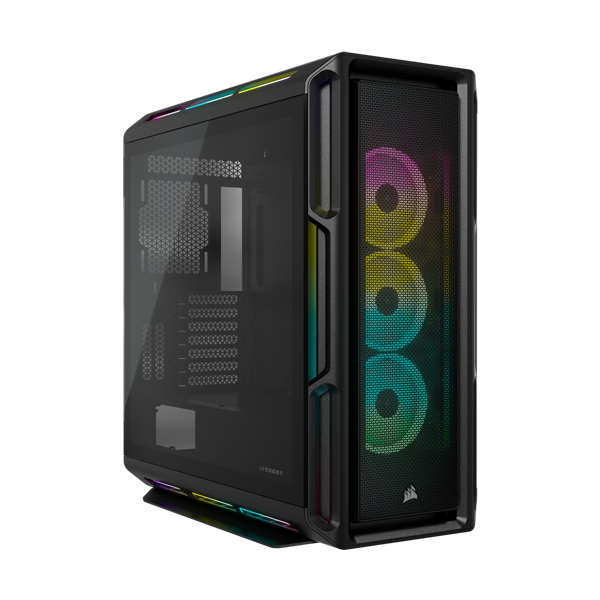 Corsair iCUE 5000T RGB Tempered Glass Mid-Tower ATX PC Case - Black