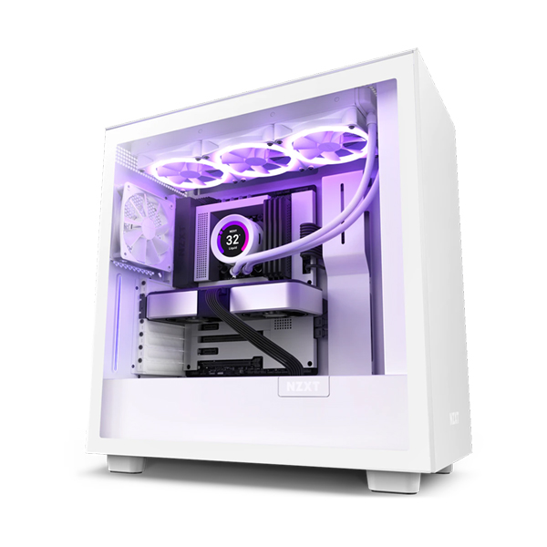 NZXT H7 Mid Tower ATX Case - White