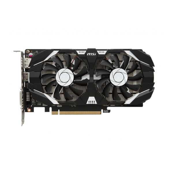 MSI GEFORCE GTX 1050 Ti 4GB OCV1 Graphics Card - Black