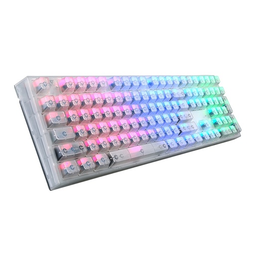 [SGK-6020-TPCM1-US] Cooler Master MasterKeys Pro L RGB Keyboard - Crystal Edition Cherry MX Brown Switch