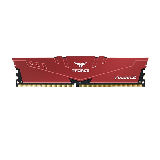 [TLZRD48G3000HC16C01] TEAM GROUP T-Force Vulcan Z Red 8GB DDR4 3000Mhz Memory Kit - Red